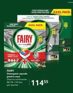 Selgros FAIRY Detergent capsule pentru vase Ofertă