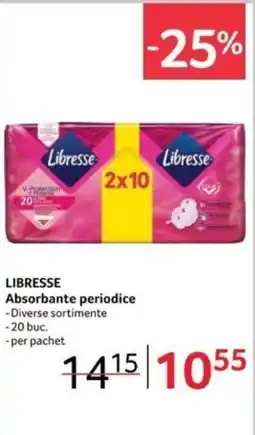 Selgros LIBRESSE Absorbante periodice Ofertă