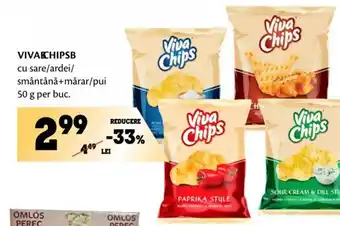 Annabella VIVA CHIPS cu sare/ardei/ smântână+mǎrar/pui Ofertă