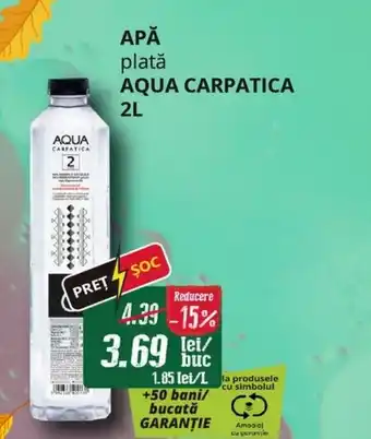 Diana Supermarket AQUA CARPATICA Apă plată Ofertă