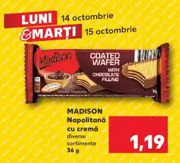 Kaufland MADISON Napolitană cu cremă Ofertă