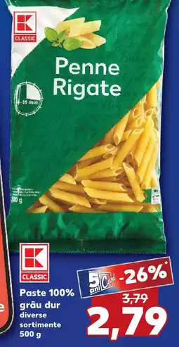 Kaufland Paste 100% grau dur Ofertă