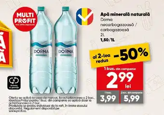 PROFI Apă minerală naturală DORNA Ofertă