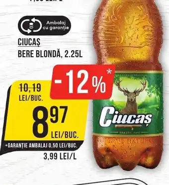 Mega Image CIUCAS Bere blondă Ofertă