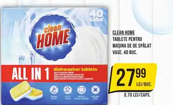 Mega Image CLEAN HOME Tablete pentru mașina de de spalat vase Ofertă