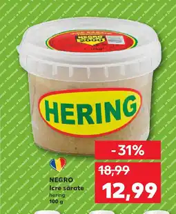 Kaufland NEGRO Icre sărate Ofertă