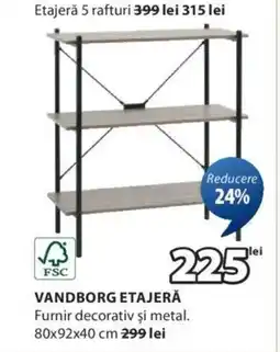 JYSK Vandborg etajeră Ofertă