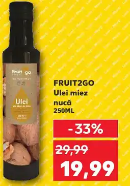 Kaufland FRUIT2GO Ulei miez nucă Ofertă