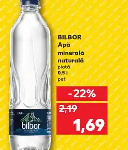 Kaufland BILBOR Apă minerală naturală Ofertă