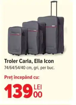 Carrefour Troler Carla, Ella Icon Ofertă