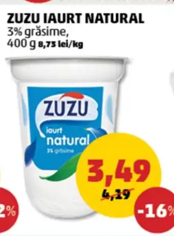 Penny Zuzu iaurt natural Ofertă