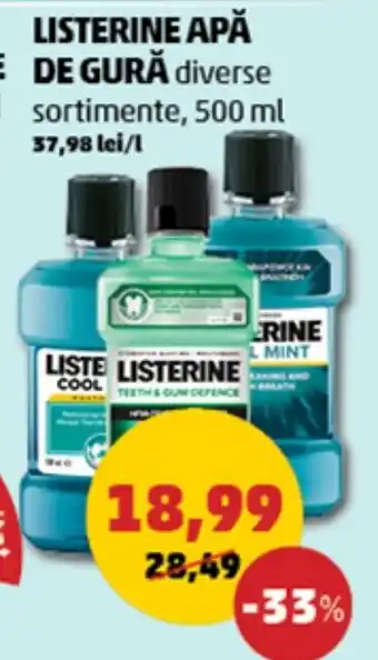 Penny Listerine apă de gură Ofertă