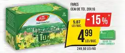 Mega Image Fares ceai de tei Ofertă