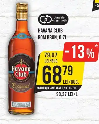 Mega Image Havana club rom brun Ofertă