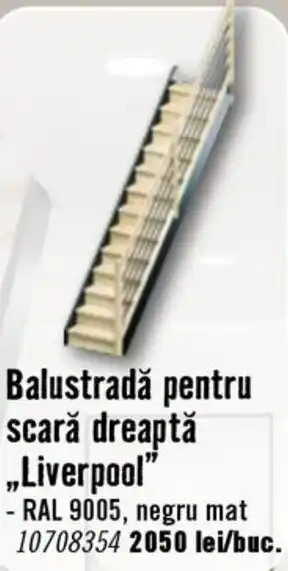 Hornbach Balustradă pentru scară dreaptă „Liverpool" Ofertă