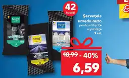 Kaufland Şerveţele umede auto Ofertă
