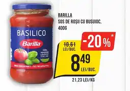 Mega Image BARILLA Sos de roșii cu busuioc Ofertă