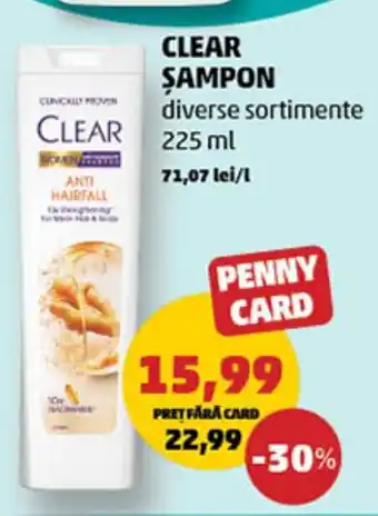 Penny CLEAR Sampon Ofertă