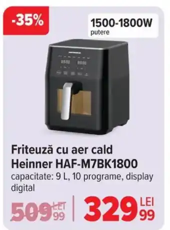 Carrefour Friteuză cu aer cald Heinner HAF-M7BK1800 Ofertă