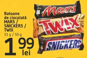 Supeco Batoane de ciocolată MARS / SNICKERS / TWIX Ofertă