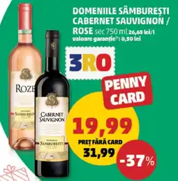Penny Domeniile Sâmburesti cabernet sauvignon / rose Ofertă
