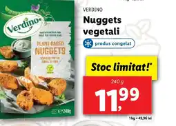 Lidl VERDINO Nuggets vegetali Ofertă