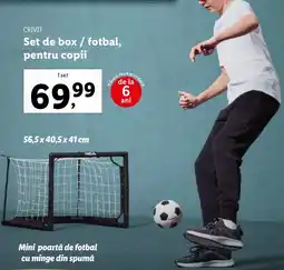 Lidl CRIVIT Set de box/fotbal, pentru copii Ofertă