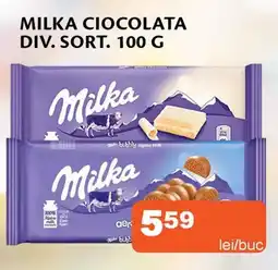 Unicarm MILKA Ciocolata div. sort. Ofertă