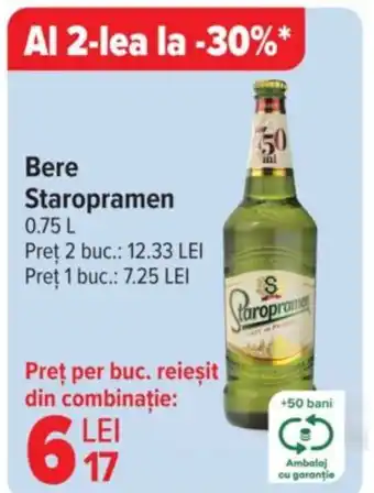 Carrefour Bere STAROPRAMEN Ofertă