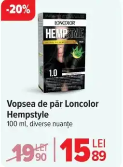 Carrefour Vopsea de păr Loncolor Hempstyle Ofertă