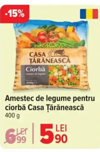 Carrefour Amestec de legume pentru ciorbă Casa Țărănească Ofertă