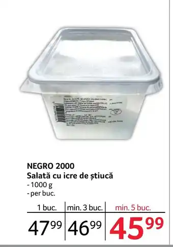 Selgros NEGRO 2000 Salată cu icre de știucă Ofertă