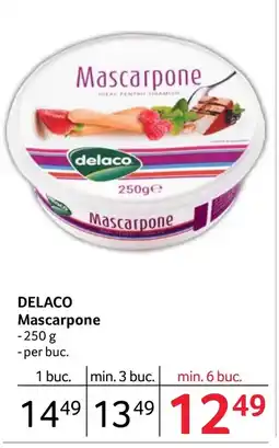 Selgros DELACO Mascarpone Ofertă