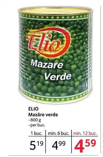 Selgros ELIO Mazăre verde Ofertă