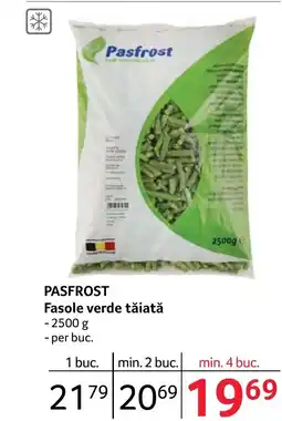 Selgros PASFROST Fasole verde tăiată Ofertă