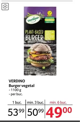 Selgros VERDINO Burger vegetal Ofertă