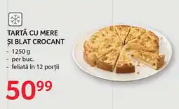 Selgros Tartă cu mere şi blat crocant Ofertă