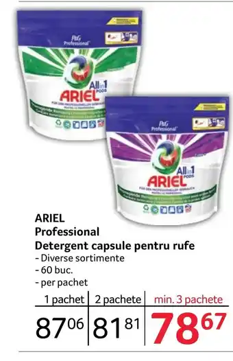 Selgros ARIEL Professional Detergent capsule pentru rufe Ofertă