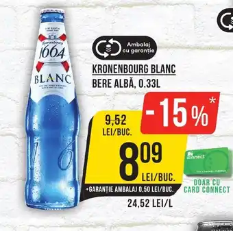 Mega Image KRONENBOURG BLANC Bere albă Ofertă