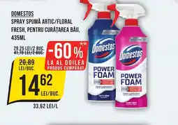 Mega Image DOMESTOS Spray spuma artic/floral fresh, pentru curăţarea băii Ofertă