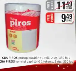 CBA CBA PIROS prosop bucătărie Ofertă