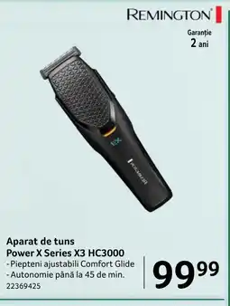 Selgros REMINGTON Aparat de tuns Power X Series X3 HC3000 Ofertă