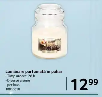 Selgros Lumânare parfumată în pahar Ofertă