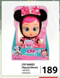 Selgros CRY BABIES Păpuşă Minnie Ofertă