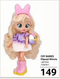 Selgros CRY BABIES Păpuşă Minnie Ofertă