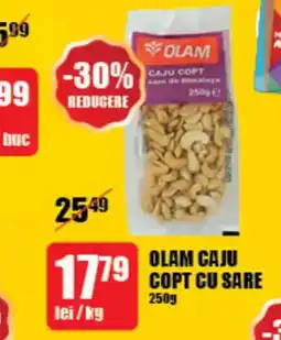 Auchan OLAM Caju copt cu sare Ofertă