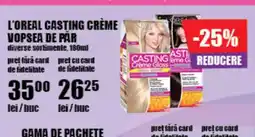 Auchan L'OREAL Lasting crème vopsea de par Ofertă