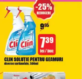 Auchan CLIN soluţie pentru geamuri Ofertă