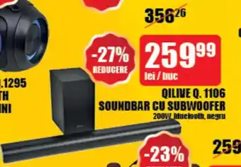 Auchan QILIVE Q 110G Sounbar cu subwoofer Ofertă