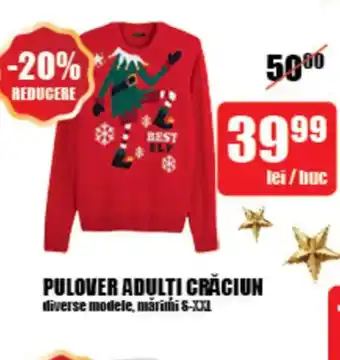 Auchan Pulover adulti crăciun Ofertă